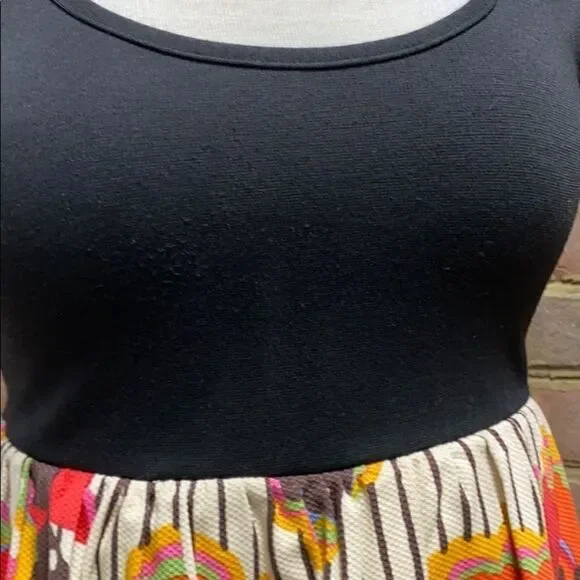 Judith March Floral Sleeveless Dress Retro Bow SM - Picture 4 of 8